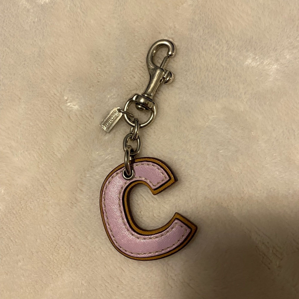 Coach Letter “C” keychain